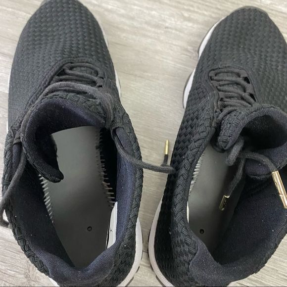 Nike Air Jordan Future OREO 656503 010 Black White Gold Wooven Mesh XI 11 8 - Picture 8 of 8